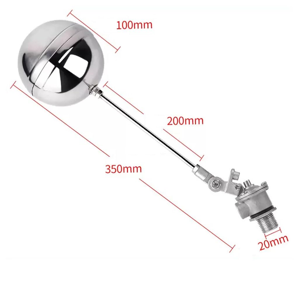 Valvola a sfera galleggiante SUS 304 ad alto flusso - 1/2", 3/4", 1" - Resistente alle alte temperature 1 pcs(3/4inch)