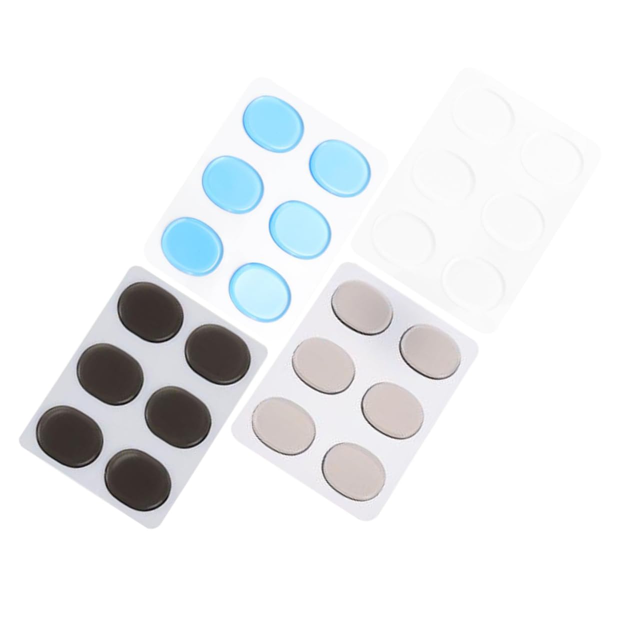 HEMOTON 5 Set Di Smorzatori Per Batteria in Silicone Autoadesivi Cuscinetti Per Rullante Adesivi Per Sordina Controllo Del Volume Per Esercitarsi 4 Fogli * 5