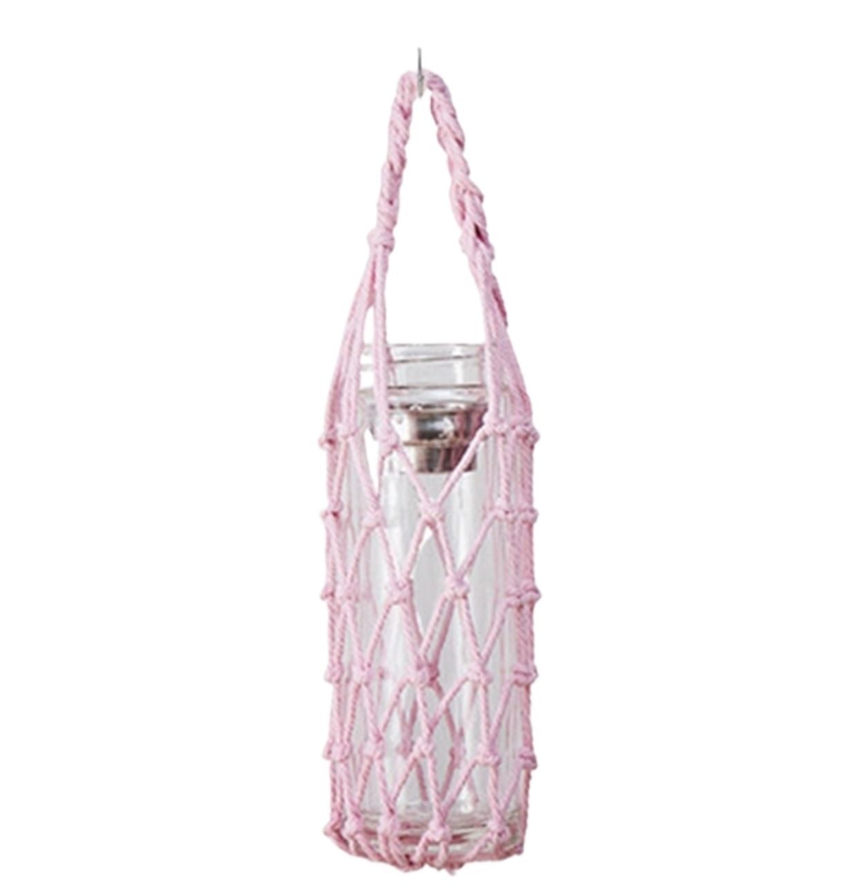Colgador para tarros rosa ideal para llevar tus tazas de café al aire libre