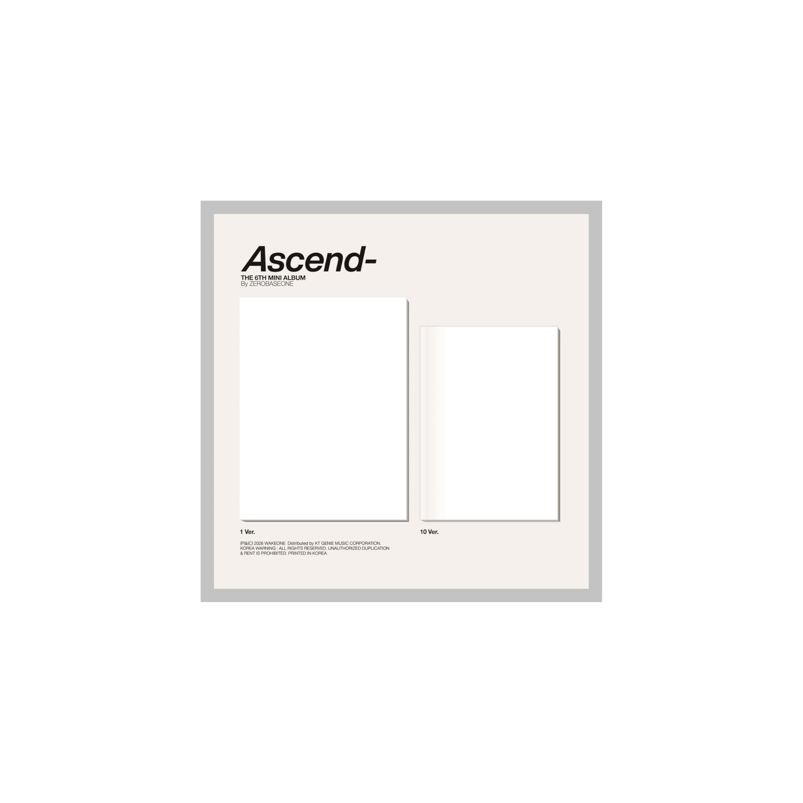 Amazon.co.jp: ZEROBASEONE ZB1 Ascend- 6th Mini Album Standard 1