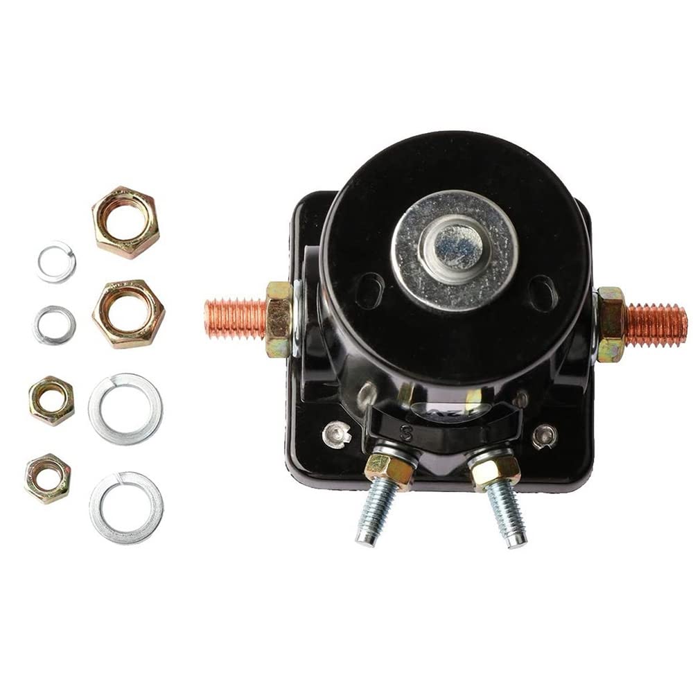 Interruttore a relè elettromagnetico di avviamento motore fuoribordo per nero 383622 395419 582708 586180 durevole