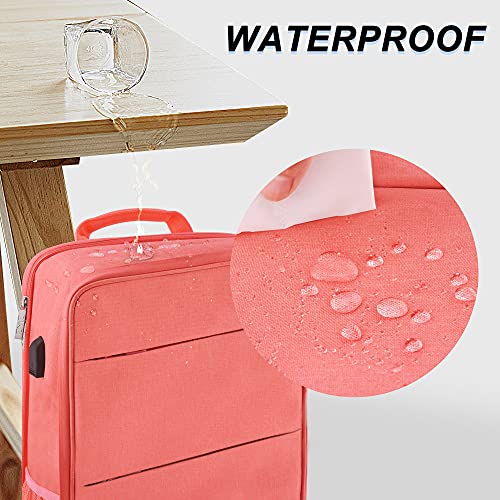 Image of ZINZ Slim & Expandable Laptop Backpack 15 15.6 16 Inch Sleeve with USB Port