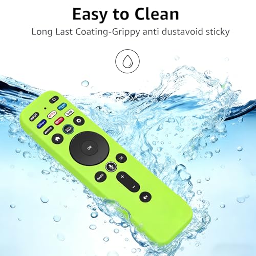 Image of [2Pack] Climberer Cover for VIZIO XRT260,Smart TV Remote Control Replacement Glow in Dark Protective Skin Case - Blue & Green (XRT260)