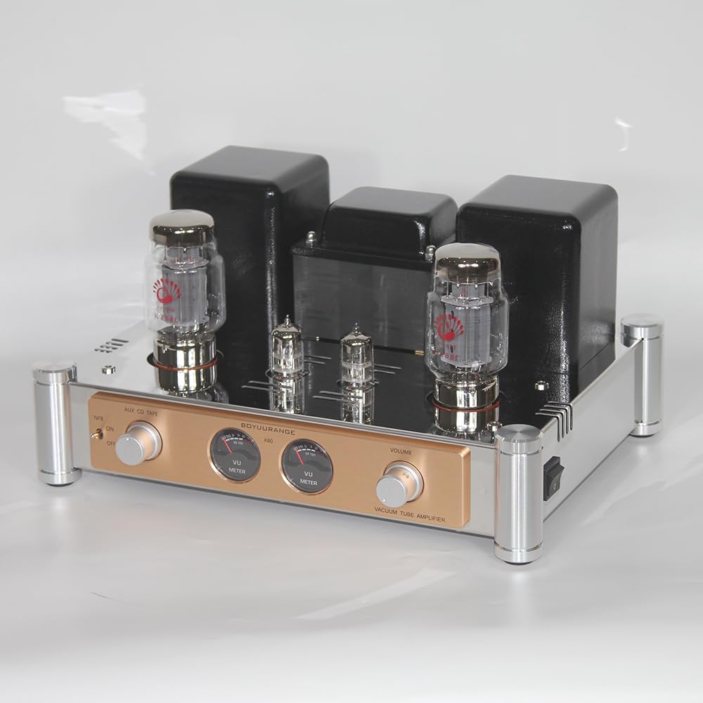 BoyuuRange 真空管アンプ Amazon.com: Boyuurange (Reisong) X80 KT88 x2 Tube Amplifier
