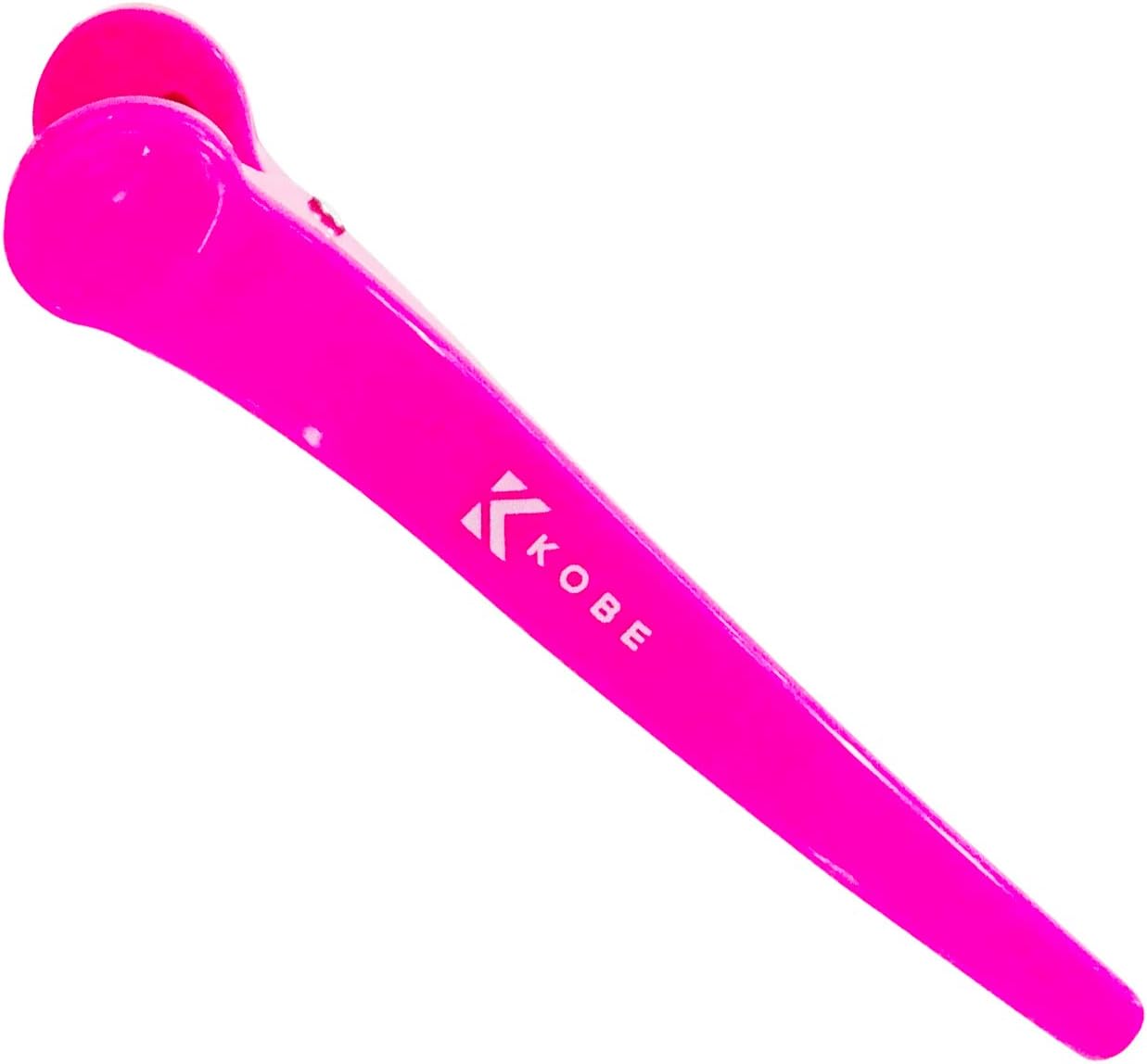 Kobe SureGrip Pink Professional Hairdresser's Sectioning Clips (x6)