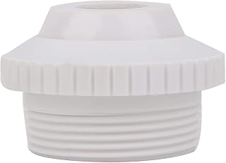 Raguso Bocal de fluxo de água de piscina bocal rosqueado de PVC bocal de entrada de fluxo direcional móvel para fonte piscina paisagem aquática branca