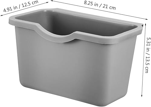 Miniatura 4 de EXCEART Bote de basura, accesorio de cocina, contenedor de compost, encimera, contenedor de compost, cubo de basura de cocina, cubo de basura con