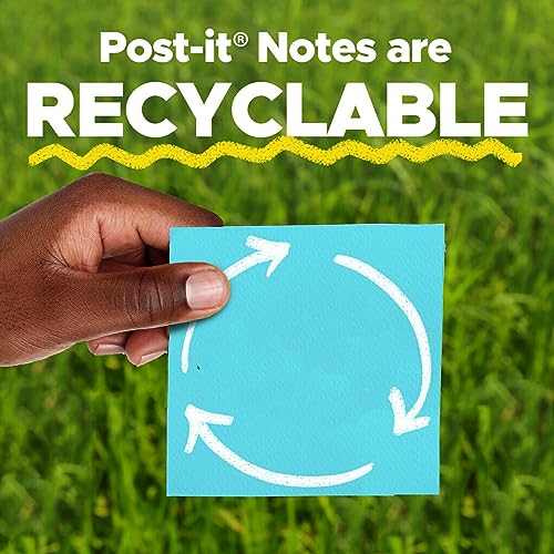 Image of Post-it Notes, 3 x 3 in, Poptimistic Collection, 3 Lined Pads | School Supplies and Office Products
