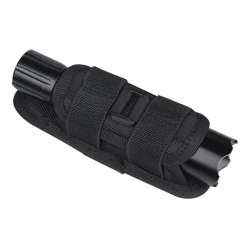 Set Da 2 Torce LED Girevoli 360&deg; Con Marsupio Da Cintura In Nylon - Pratico E Resistente