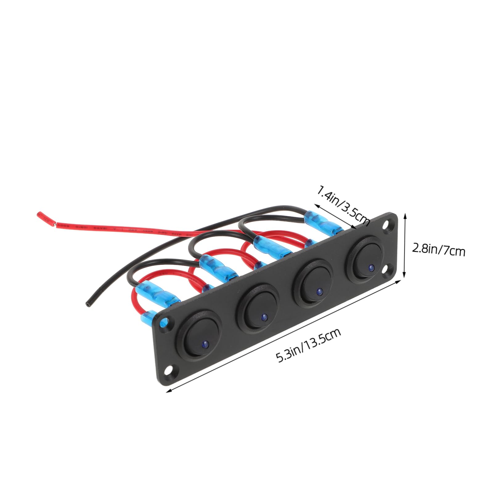 FUNOMOCYA Marine Rocker Switch Boat Switch Panel Cat Eye Toggle Switch for Yacht Rv Automotive and Boat Dec