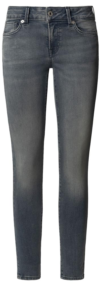 Pepe Jeans Women's Skinny Jeans LW SOHO Jeans, Blue(Denim-8AD), 29W/32L