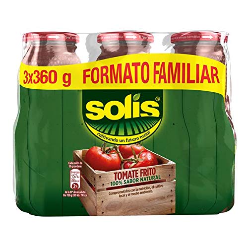 Sol�s Tomate Frito, Paquete de 3 x 360g
