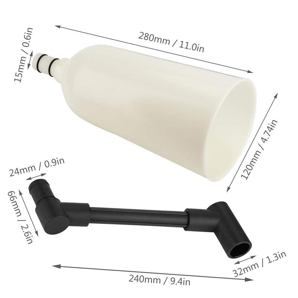 Imbuto Olio Motore Set Di Adattatori Per Imbuto Per Olio, 8 Pezzi Set Di Riempimento Per Riempimento Imbuto Per Olio Motore Per Auto Universale Con Tubo Di Prolunga