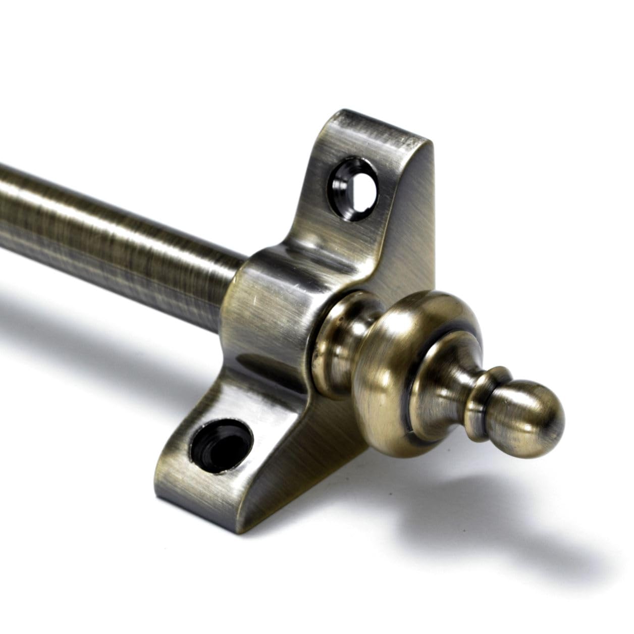 Set of 13, Stair Carpet Rods, Urn Finials, Suitable for Carpet Runners Up to 70 Centimetre Wide. (Antique Brass)