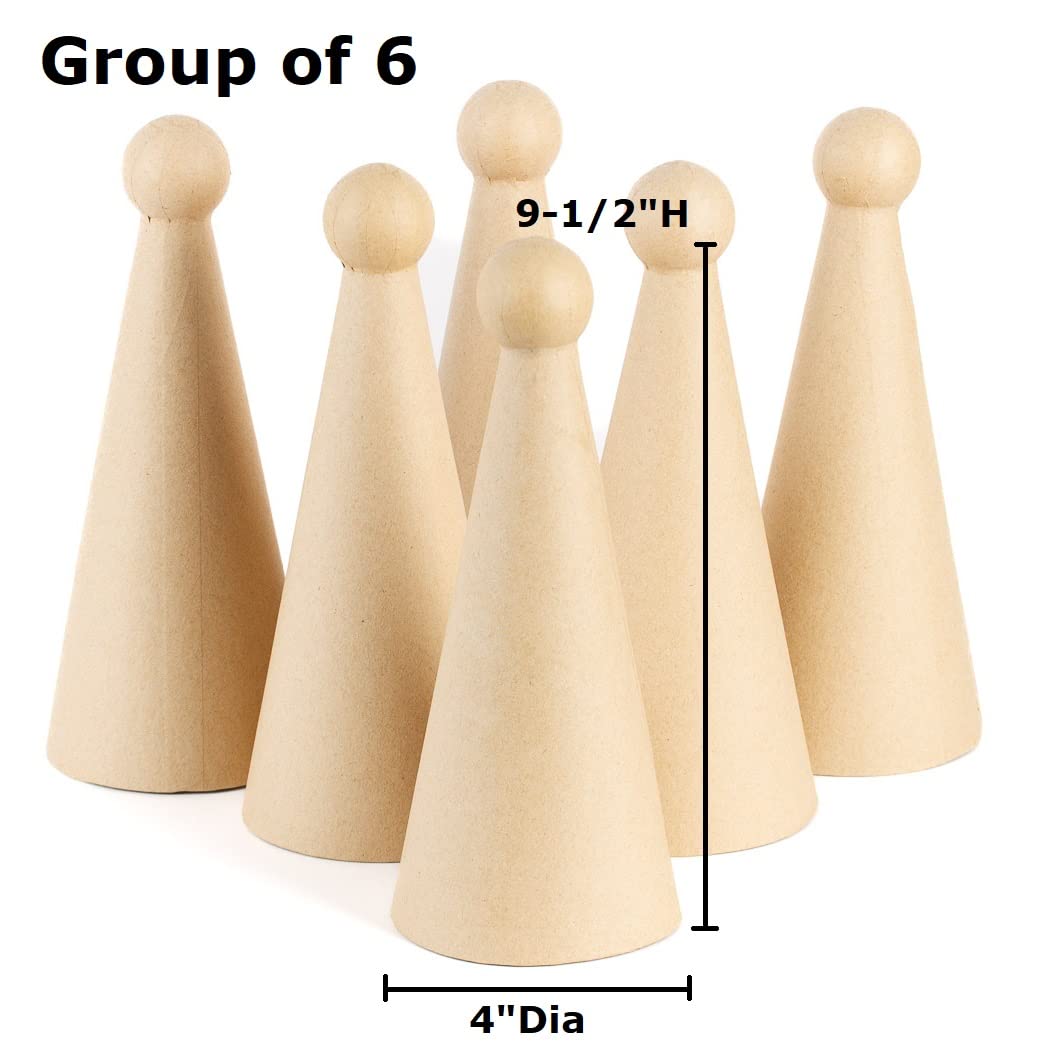 Create Crafts 26621 Creativ 20.5 cm 1-Piece Papier Mache Letter V, Beige