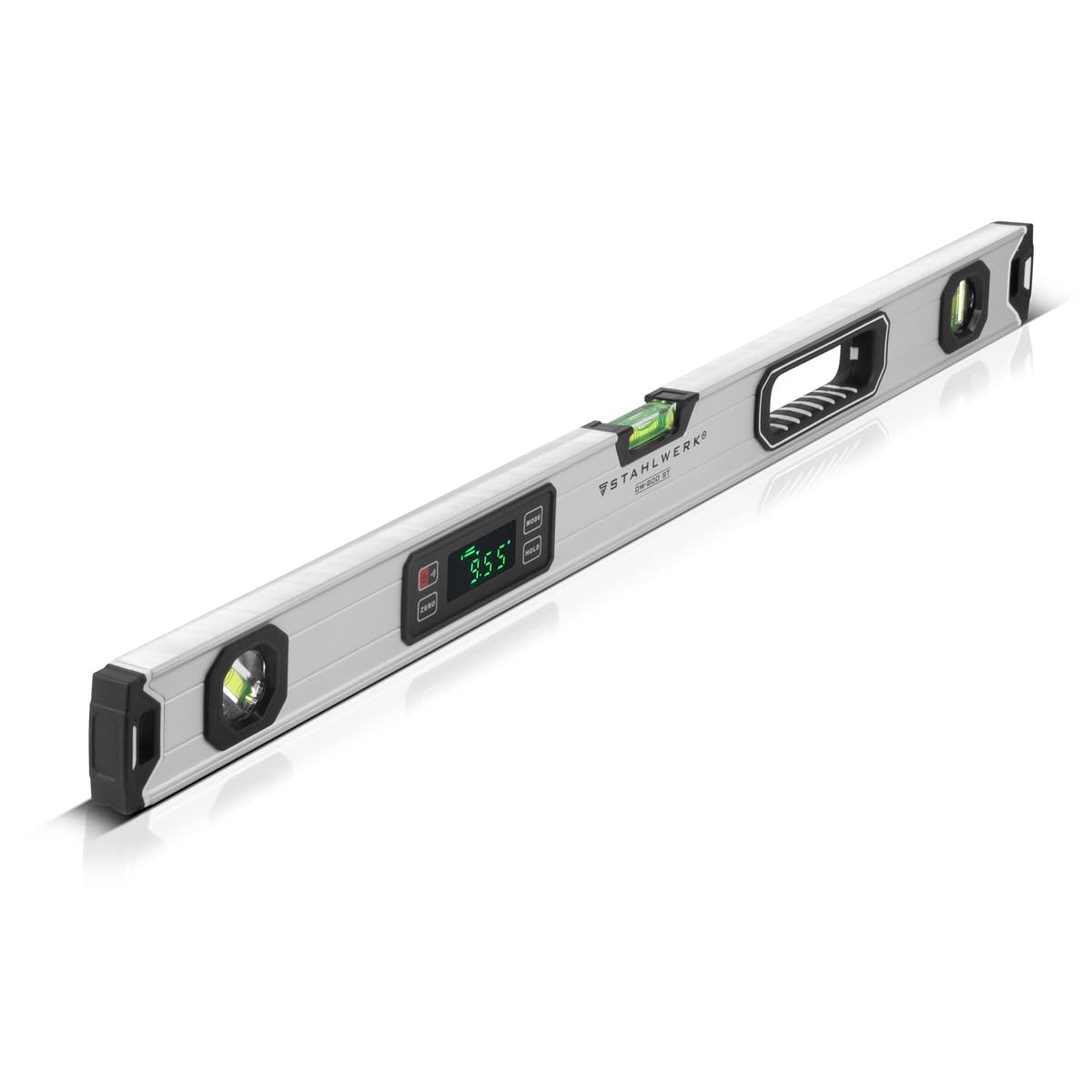 STAHLWERK Livella digitale DW-800 ST in alluminio con lunghezza 800 mm livella magnetica | livella magnetica | livella in alluminio | livella digitale | goniometro