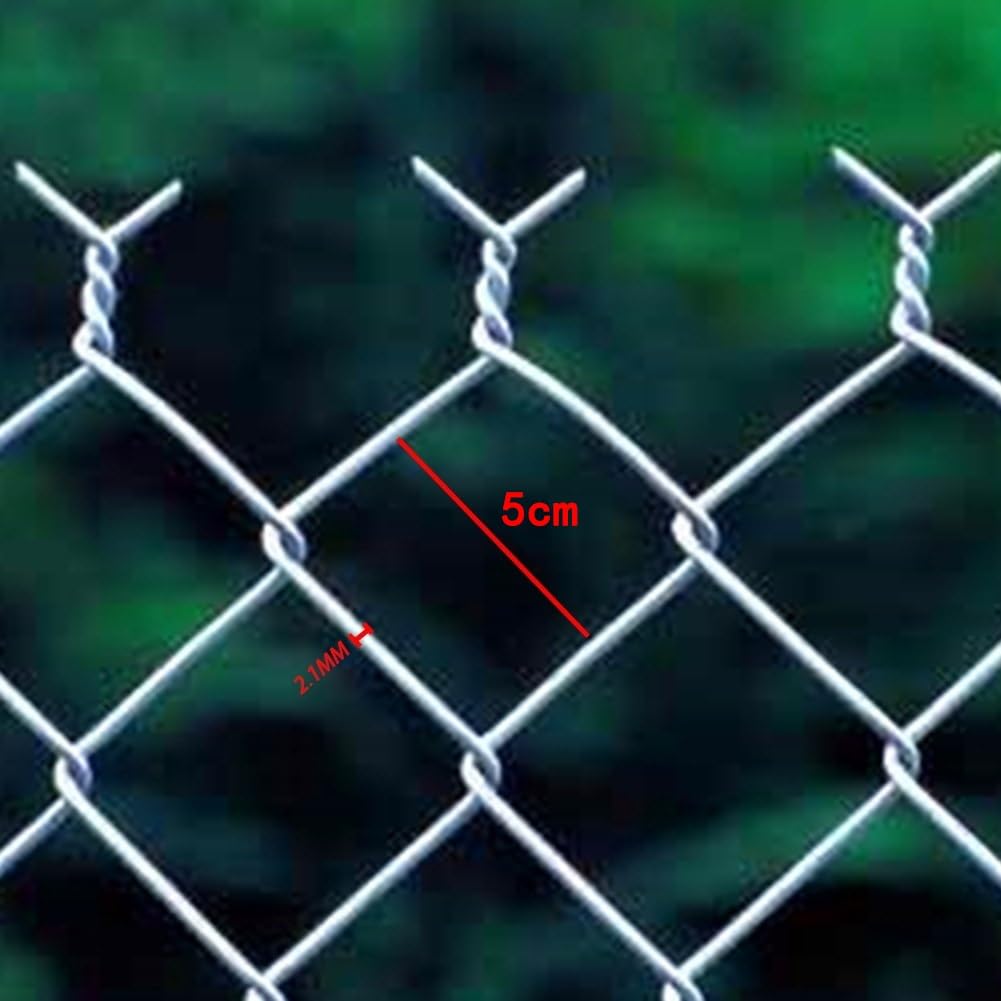 Malla de acero galvanizado duradera flexible para uso en exteriores, protección contra caídas y seguridad a gran altitud, perfecta para jardines y obras de construcción