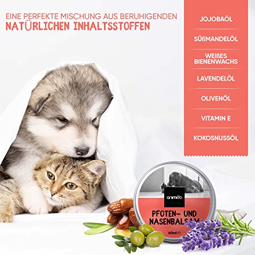 Pfotenbalsam Animigo für Hunde und Katzen, 60 ml