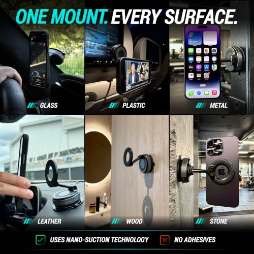 CARMOUNT Clutch-X Vacuum Phone Mount