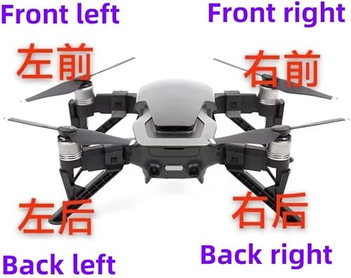 Miniatura 3 de Piezas de reparación originales del brazo del motor delantero derecho para DJI Mavic Air Drone Negro