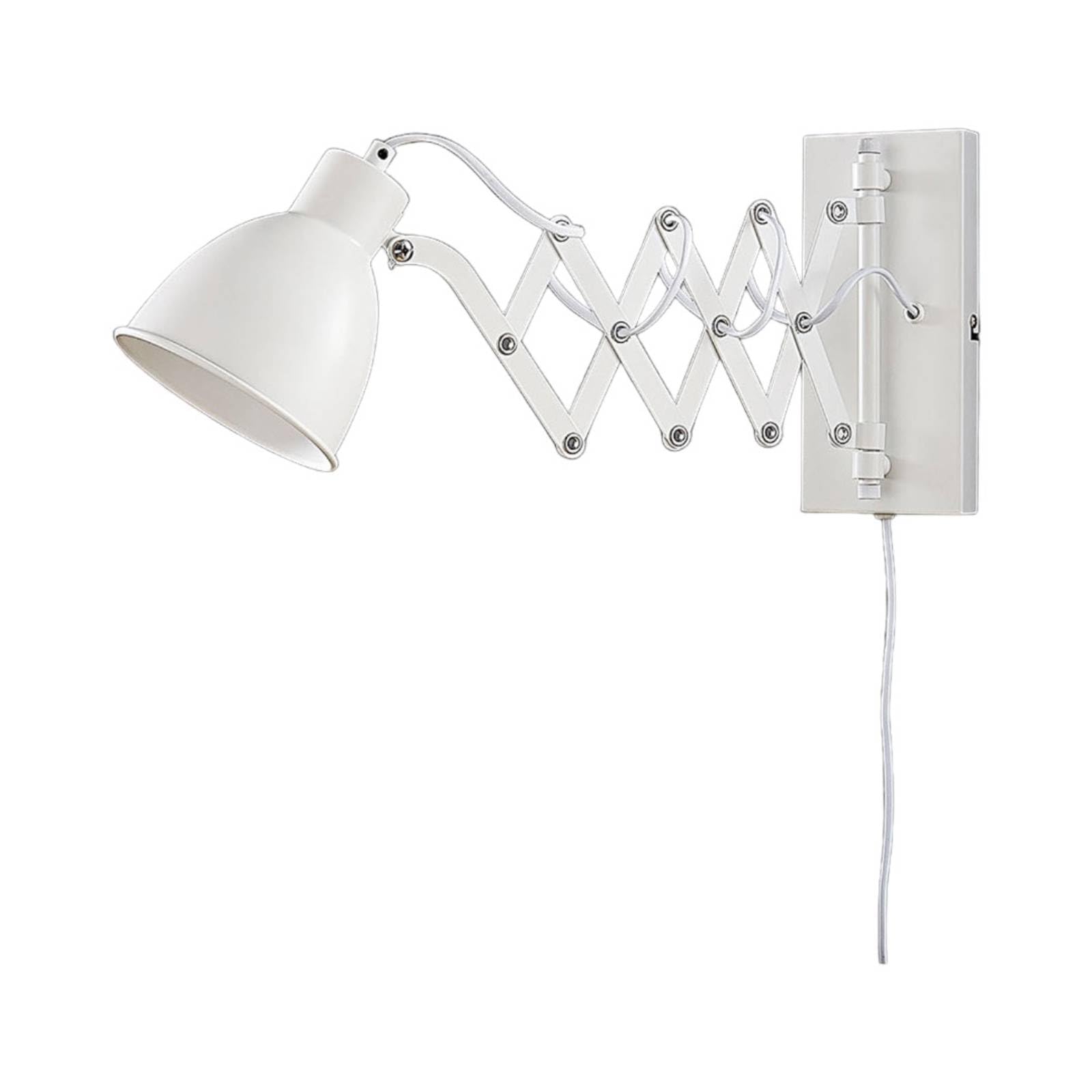 Lindby Wall Light Merle (Modern) in White Made of Metal for e.g. Bedroom (1 Light Source, E14) from wall Lighting lamp