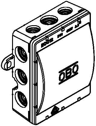 Preisvergleich Produktbild BETTERMANN Kabelabzweigkasten IP54 100x88x42mm, 1.5mm¦