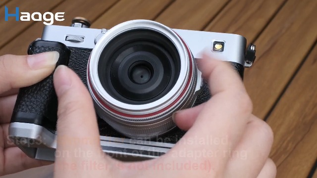 Amazon.com : Haoge Metal Squaret Lens Hood for Fujifilm X-E5 & XF
