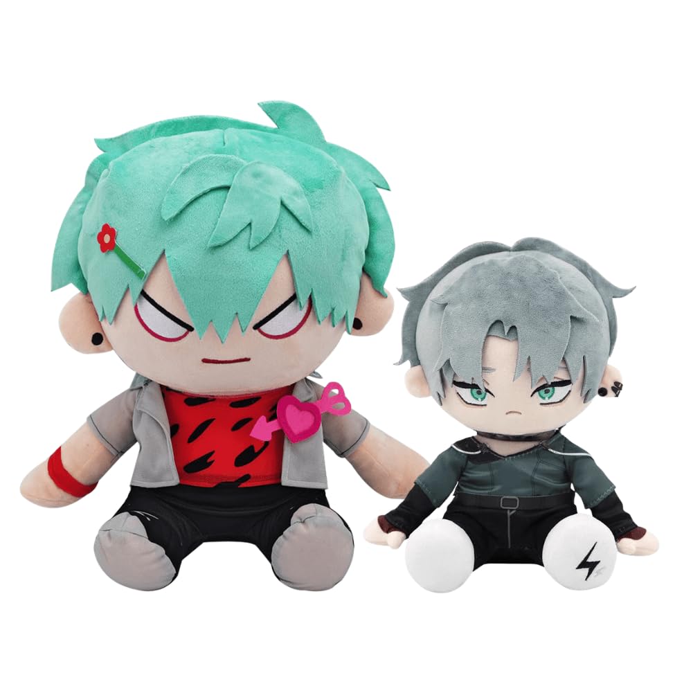 2 figuras de peluche Till Plush Anime Till Soft en posición