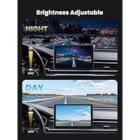 Jzones Carplay Screen for Car, 9" Portable Wireless Carplay&Android Auto, 4K Dash Cam,1080P Backup Camera, Car Stereo Audio Receivers for Car, GPS Navigation Mirror Link, Bluetooth,FM, Siri - Image 6
