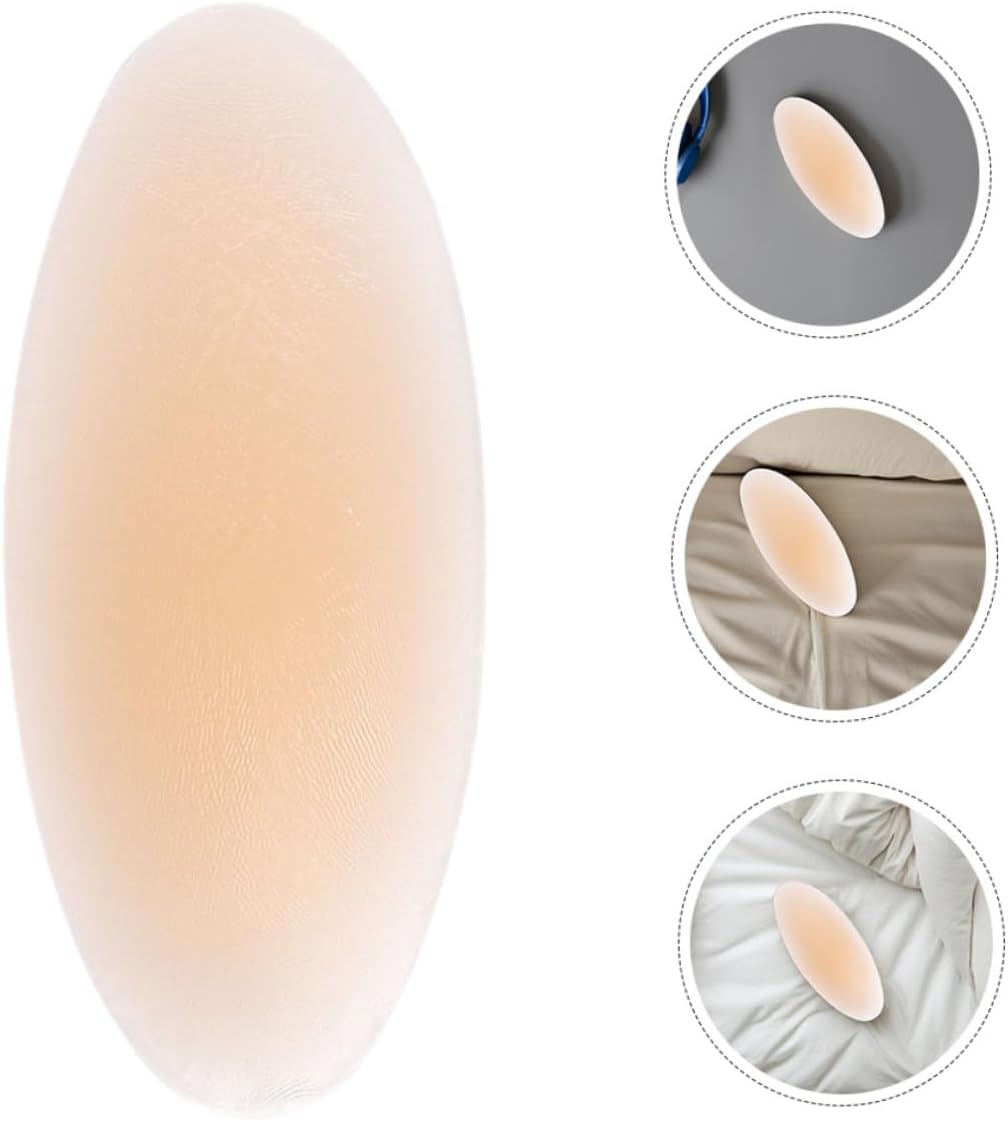 2 Pairs Self-Adhesive Silicone Calf Pads for Crooked Legs, Skin Color Soft Leg Shape Corrector Patches, Anti-Chafing Thigh and Calf Protection for Men and Women