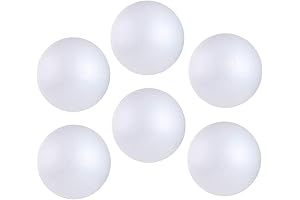 LOMIMOS 6 Inch White Foam Balls: The Perfect Canvas for Your Crafting Endeavors