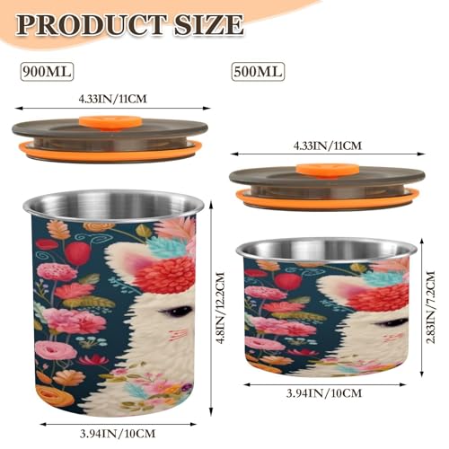Bote Hermético para Café de Acero Inoxidable 500 ml miniatura 2