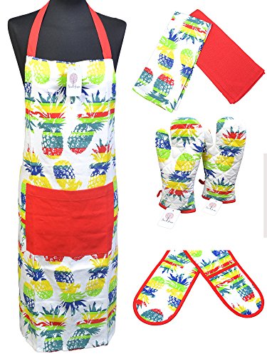 Guantes de cocina de piña para un toque tropical y alegre en tus recetas 2