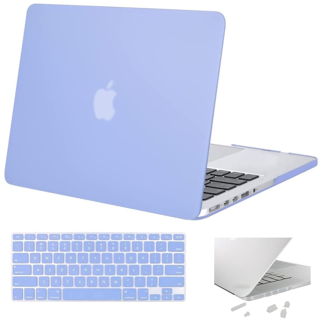 Midkart Matte Hard Shell Plastic Cover Compatible with MacBook Pro 13 Inch with Retina Display (Old Version, Model A1502 / A1425, Release 2015-2012) with Silicon Key Guard & Dust Plugs, Airy Blue (B0CJN57VPN) Amazon Price History, Amazon Price Tracker