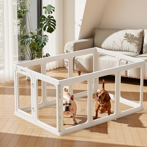 Save on a Transparent Acrylic Pet Playpen with Code TXVZQZ64