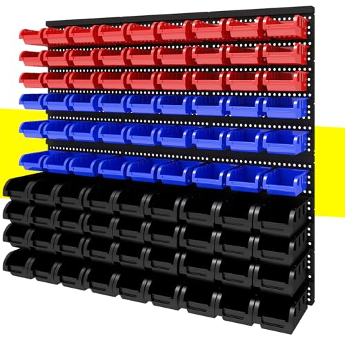 ZEUKMXOO 90Pcs Plastic Storage Bins
