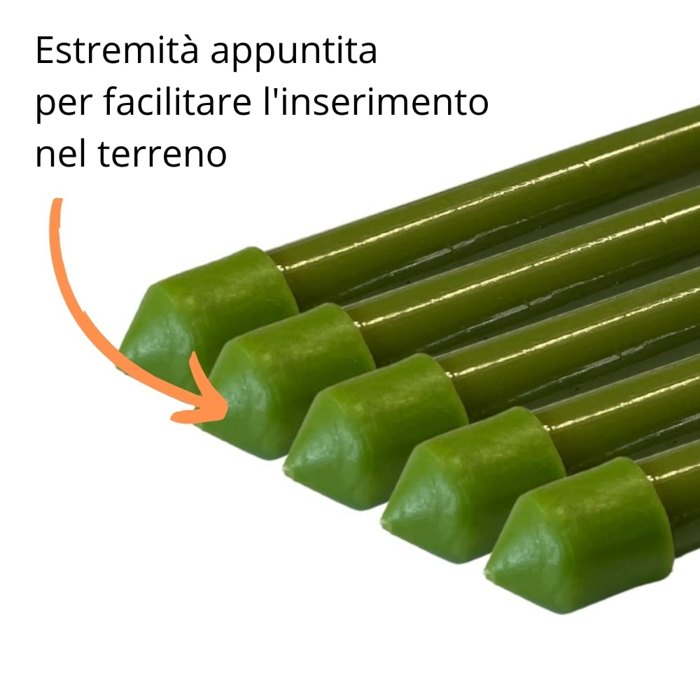Filo Metallico Rivestito Per Giardinaggio OUNONA – 50 Metri, Verde, Fascette Elastiche E Riutilizzabili Per Legare Piante E Cavi