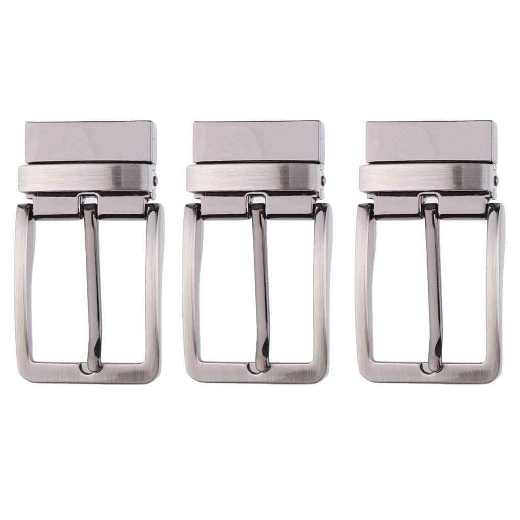 3x Men's Alloy Antique Belt Buckle Single Prong Rectangular Pin Belt Buckle-image-49