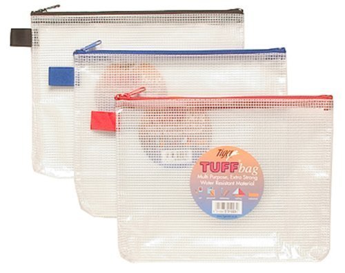 Tiger A5 tuff bag 3 pack Assorted colours