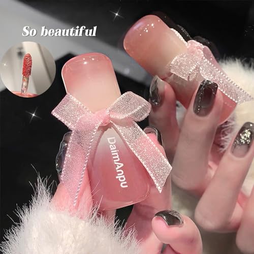 Gireatick 6 Colors Ultra-Glossy Jelly Lipstick, Moisturizing Mirror Finish Lip Gloss, High Shine Glass Water Lifter Gloss, Sweet Lip Glaze Tinted Lip Balm for Girls - Image 3