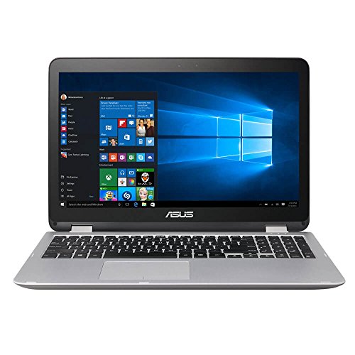 Asus VivoBook Flip R518UA 15.6-inch Full HD Touchscreen 2 in 1 laptop, Intel Core i5-7200U Processor, 2.5GHz (up to 3.1GHz), 1TB Hard drive, 8GB DDR4, Windows 10