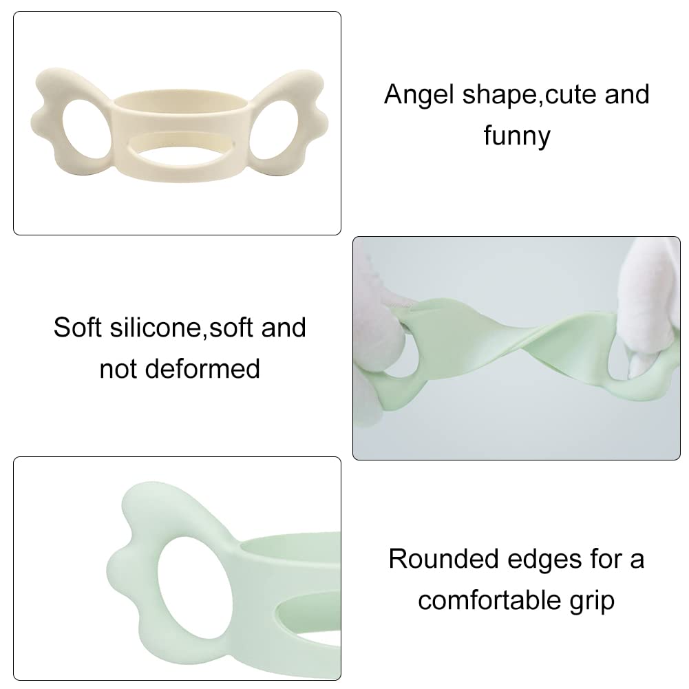 Maniglie per biberon in silicone Maniglia per