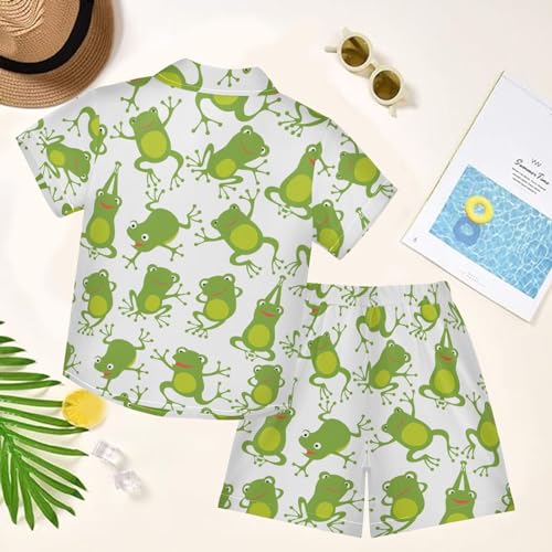 Image of visesunny Boys 2 Pieces T-shirts and Shorts Floral Tops & Shorts Summer Outfits 3-10 Years Clothes