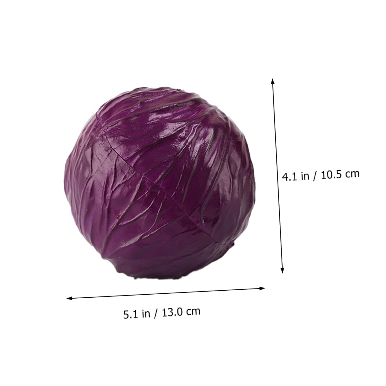 ERINGOGO Fake Vegetable Cabbage Model Lifelike Vegetable Photo Prop for Kitchen Artificial Cabbage Decor for Home