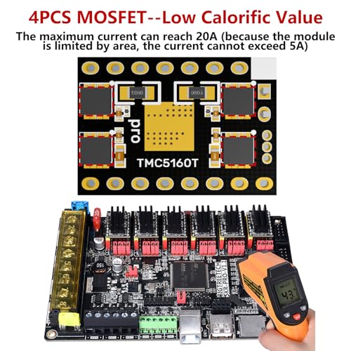 Pilotes TMC5160 V1.3 BIGTREETECH lot de 4 dissipateurs finis les bruits de moteurs SKR 3
