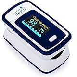 Innovo Premium Fingertip Pulse Oximeter Blood Oxygen Monitor with Plethysmograph and Perfusion Index