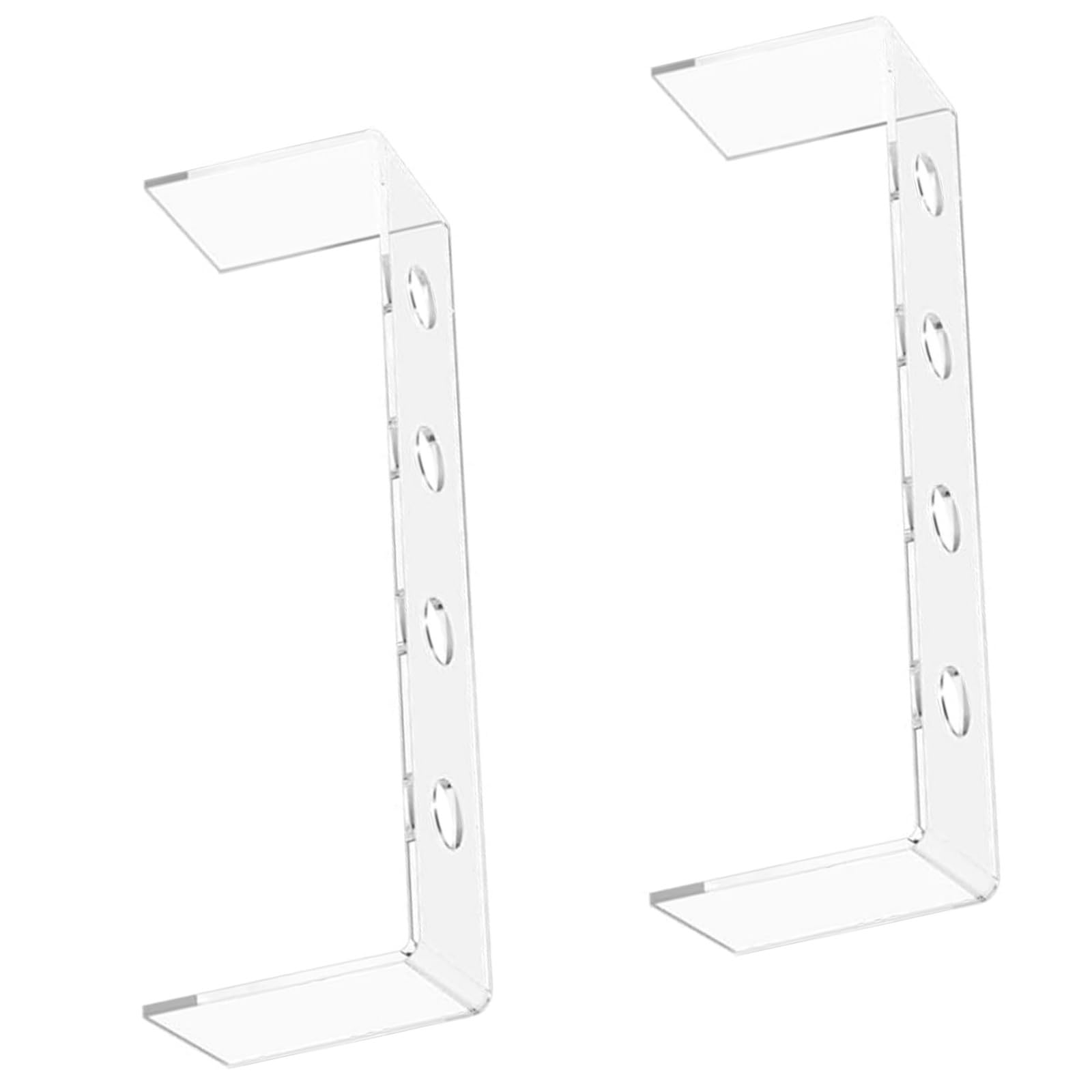 Of 2 Acrylic Wine Bottle Stopper Display Holders Clear Storage Rack for Kitchen Home Pubs Countertop Organizers Kitchen Organiz Easy Bottle Stopper Rack Modern Collection Display Restaurant Worthy