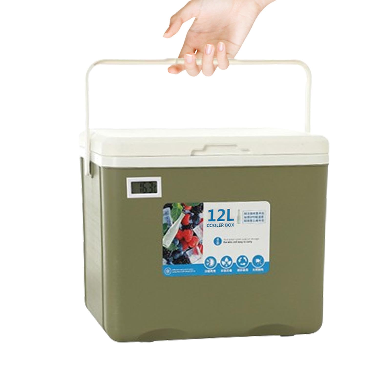 Contenitore refrigerante portatile, da viaggio, da campeggio, contenitore per alimenti per picnic, pesca per frutta, latte materno, succhi di frutta, bevande, latte, regali adatti per uomini e donne