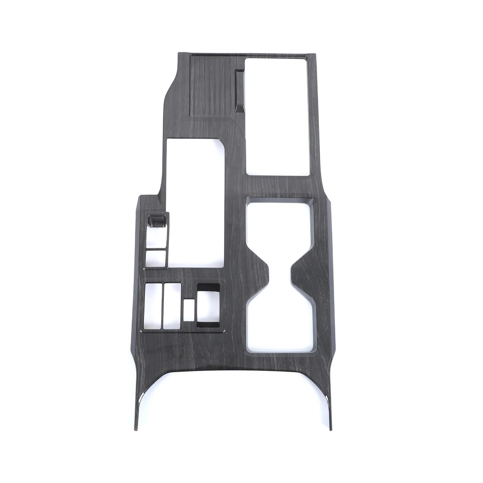 Fcaopcwama Black Wood Grain For Land Cruiser Prado 250 Lc250 2024-2026 Car Central Control Gear Panel Cover Sticker Accessories Car Armrest Storage Box