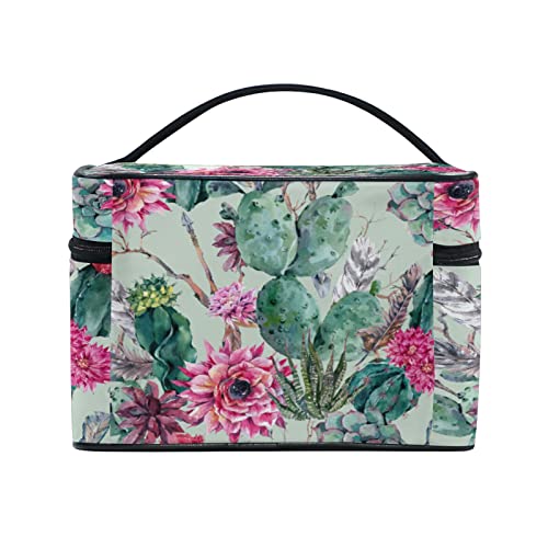 Trousse de maquillage vintage zippée pour stopper le désordre